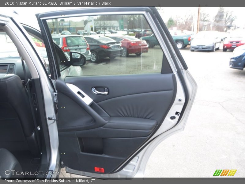 Brilliant Silver Metallic / Black 2010 Nissan Murano SL AWD