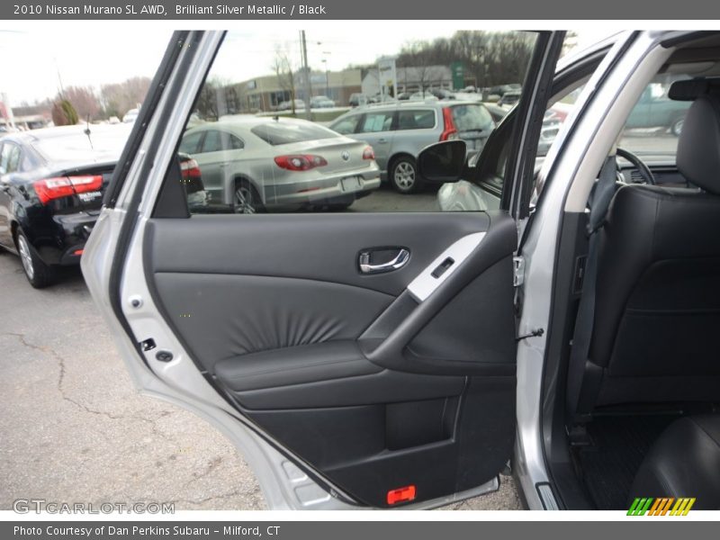 Brilliant Silver Metallic / Black 2010 Nissan Murano SL AWD