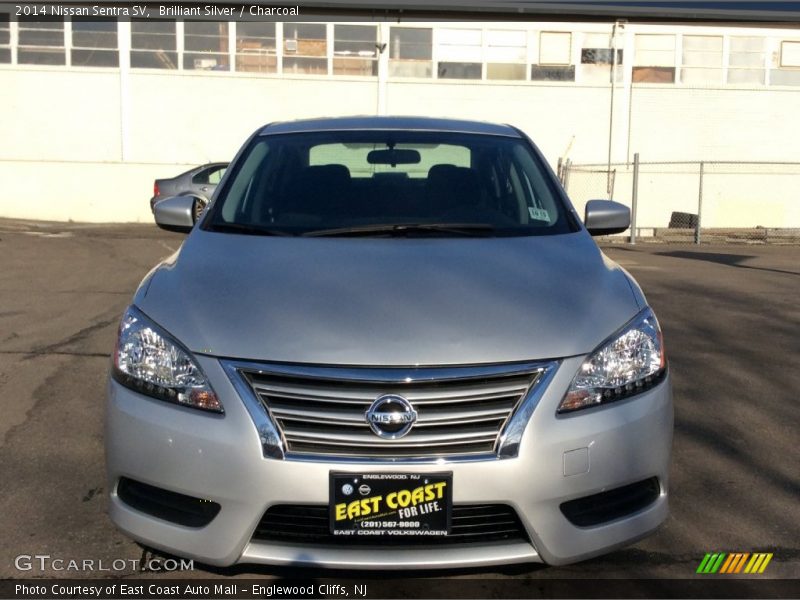Brilliant Silver / Charcoal 2014 Nissan Sentra SV