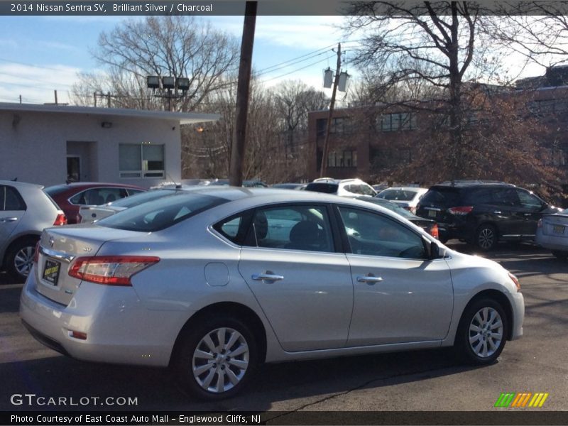 Brilliant Silver / Charcoal 2014 Nissan Sentra SV