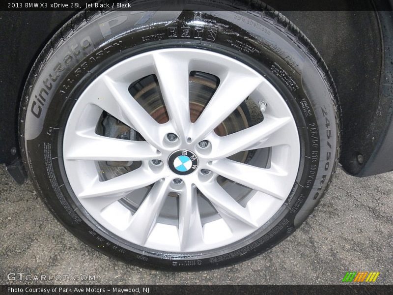 Jet Black / Black 2013 BMW X3 xDrive 28i
