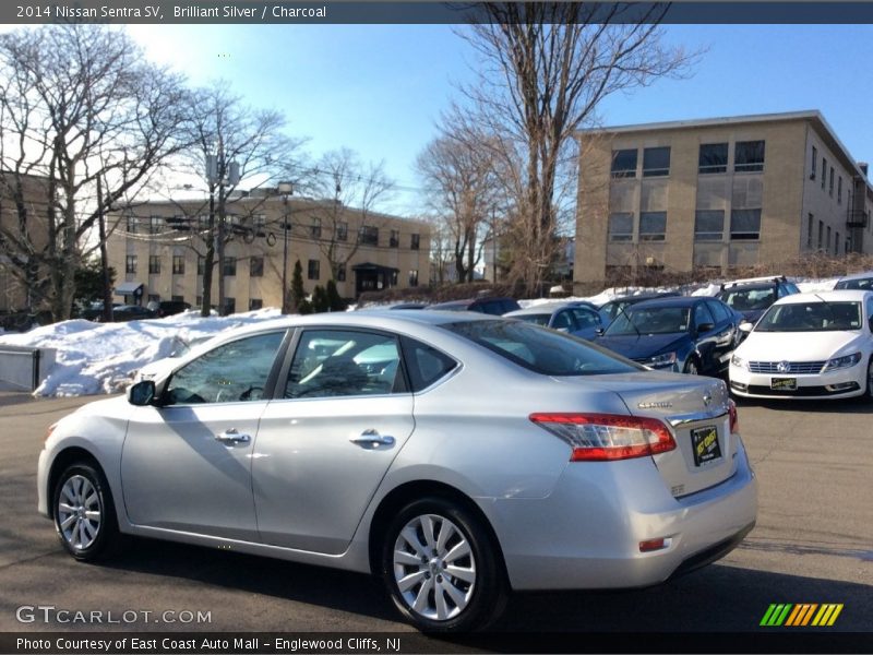 Brilliant Silver / Charcoal 2014 Nissan Sentra SV