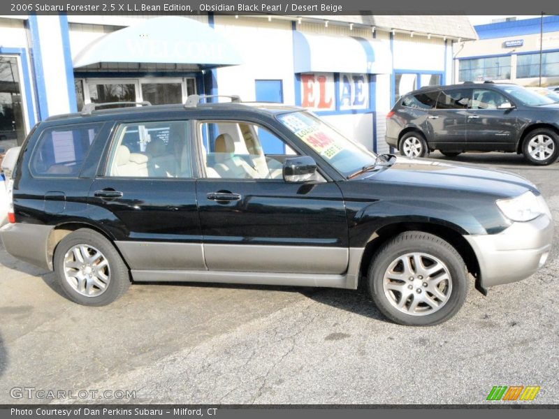 Obsidian Black Pearl / Desert Beige 2006 Subaru Forester 2.5 X L.L.Bean Edition