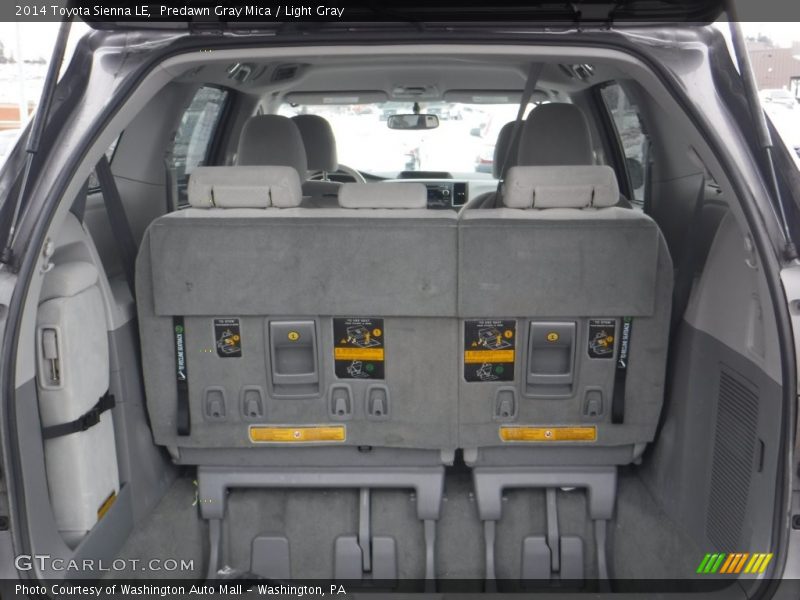 Predawn Gray Mica / Light Gray 2014 Toyota Sienna LE