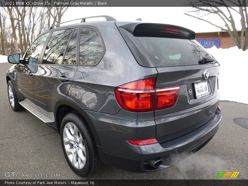 Platinum Gray Metallic / Black 2011 BMW X5 xDrive 35i