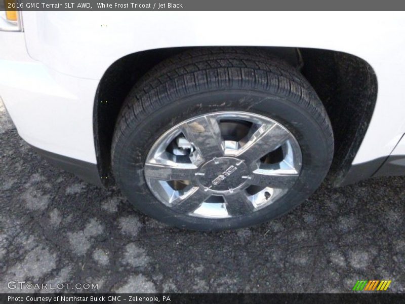White Frost Tricoat / Jet Black 2016 GMC Terrain SLT AWD
