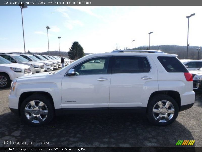 White Frost Tricoat / Jet Black 2016 GMC Terrain SLT AWD