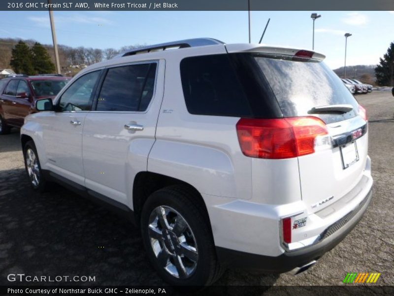 White Frost Tricoat / Jet Black 2016 GMC Terrain SLT AWD