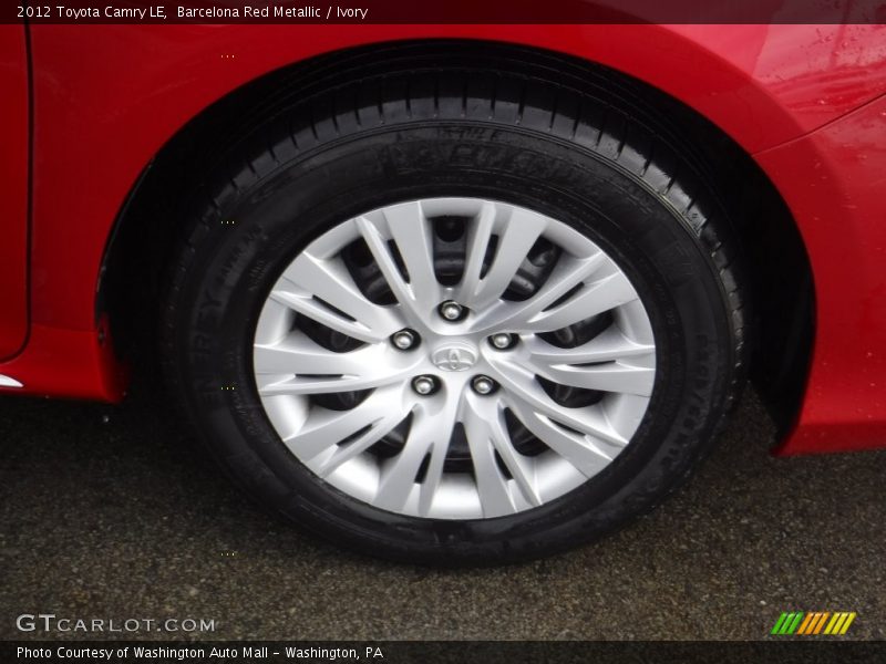 Barcelona Red Metallic / Ivory 2012 Toyota Camry LE