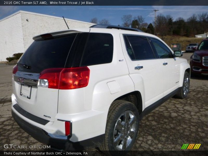 White Frost Tricoat / Jet Black 2016 GMC Terrain SLT AWD