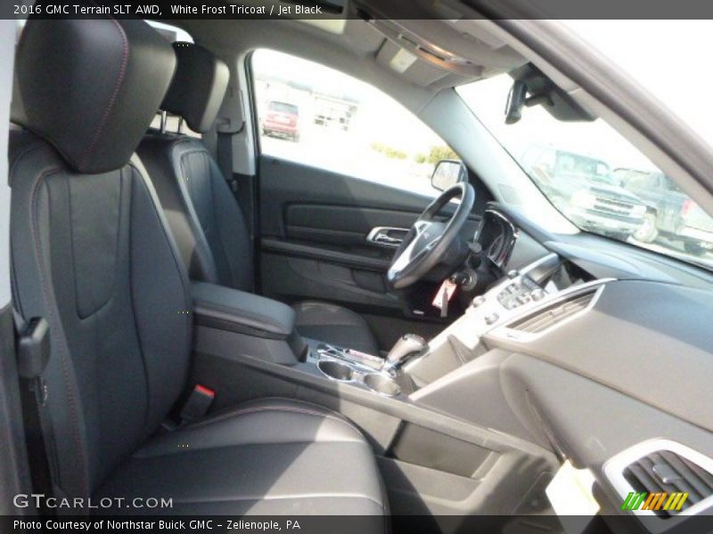 White Frost Tricoat / Jet Black 2016 GMC Terrain SLT AWD