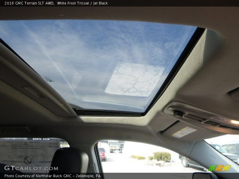 White Frost Tricoat / Jet Black 2016 GMC Terrain SLT AWD