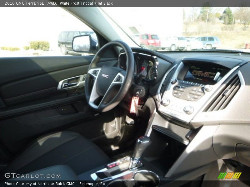 White Frost Tricoat / Jet Black 2016 GMC Terrain SLT AWD