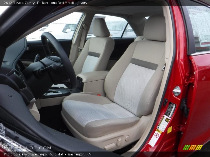 Barcelona Red Metallic / Ivory 2012 Toyota Camry LE