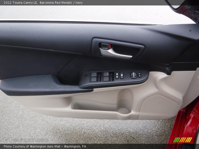 Barcelona Red Metallic / Ivory 2012 Toyota Camry LE