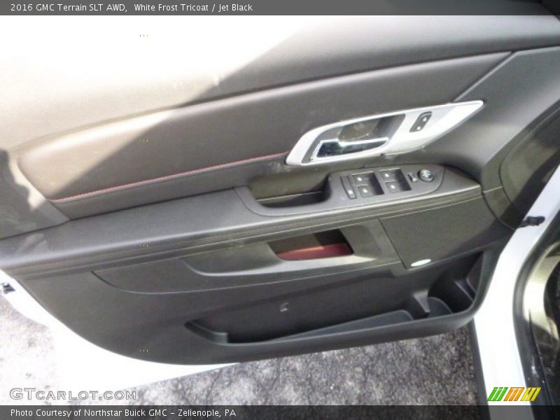 White Frost Tricoat / Jet Black 2016 GMC Terrain SLT AWD