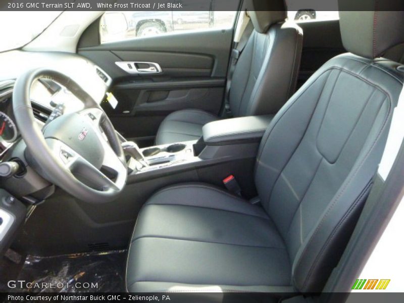 White Frost Tricoat / Jet Black 2016 GMC Terrain SLT AWD