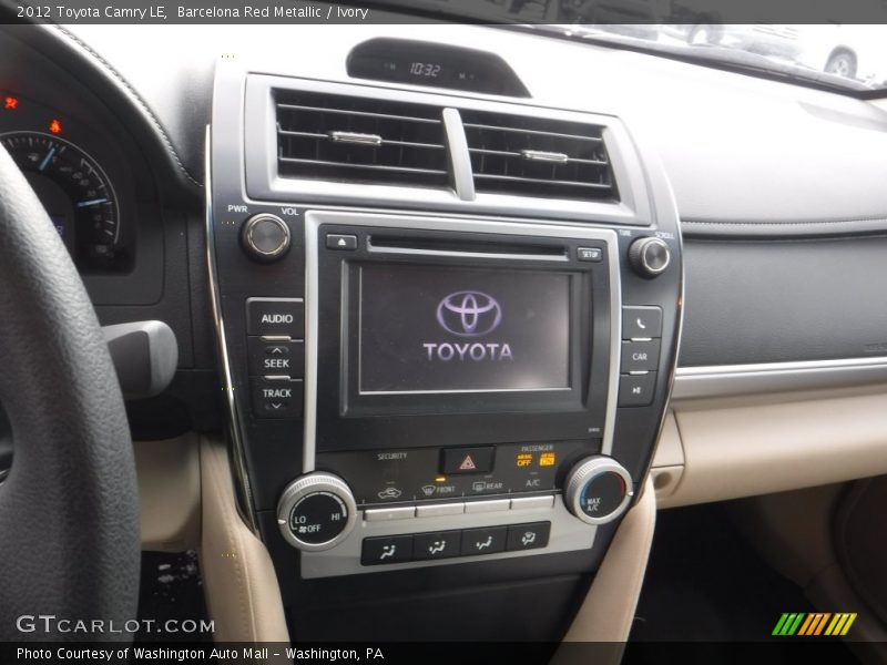 Barcelona Red Metallic / Ivory 2012 Toyota Camry LE