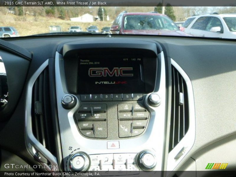 White Frost Tricoat / Jet Black 2016 GMC Terrain SLT AWD