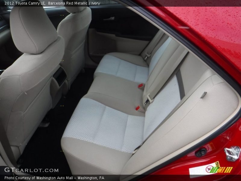 Barcelona Red Metallic / Ivory 2012 Toyota Camry LE