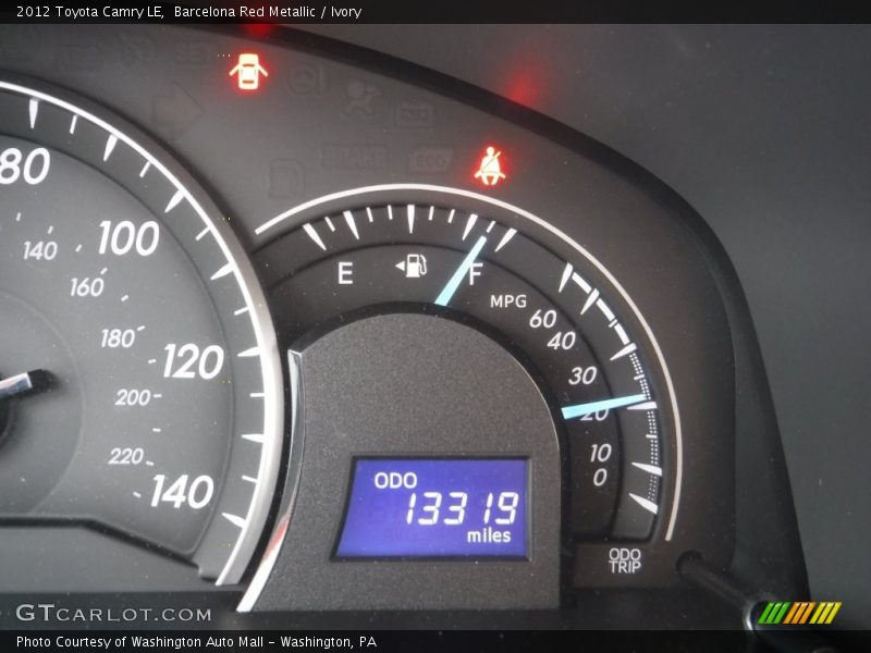 Barcelona Red Metallic / Ivory 2012 Toyota Camry LE