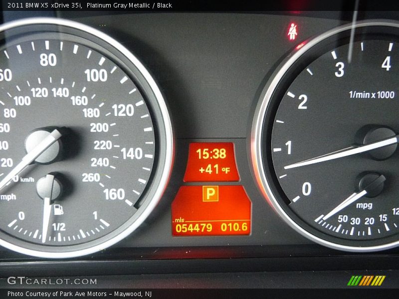 Platinum Gray Metallic / Black 2011 BMW X5 xDrive 35i