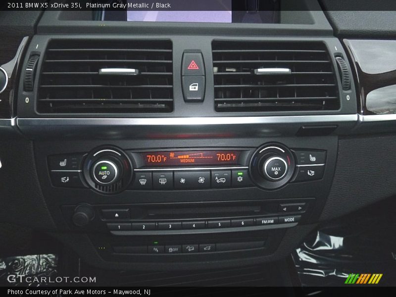 Platinum Gray Metallic / Black 2011 BMW X5 xDrive 35i