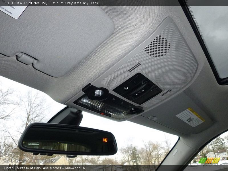 Platinum Gray Metallic / Black 2011 BMW X5 xDrive 35i