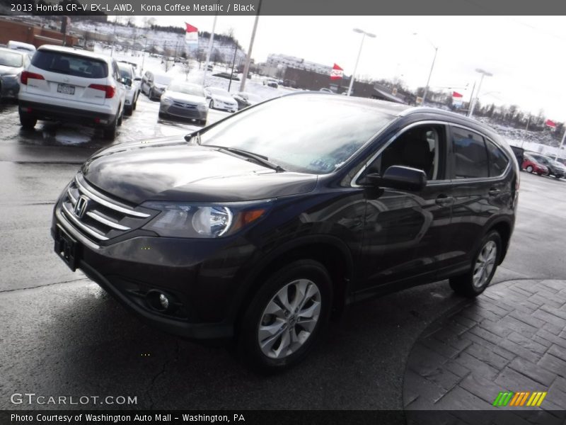 Kona Coffee Metallic / Black 2013 Honda CR-V EX-L AWD