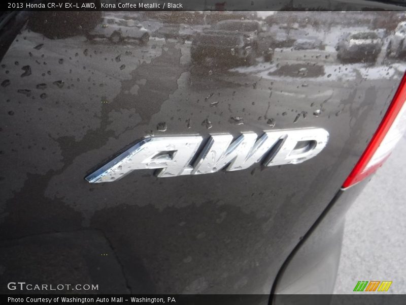 Kona Coffee Metallic / Black 2013 Honda CR-V EX-L AWD