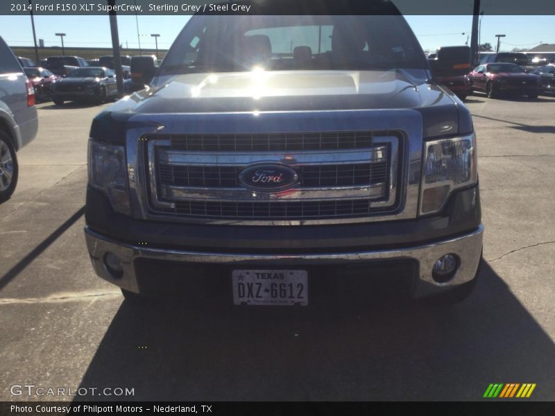 Sterling Grey / Steel Grey 2014 Ford F150 XLT SuperCrew