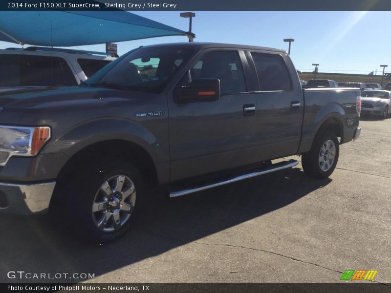 Sterling Grey / Steel Grey 2014 Ford F150 XLT SuperCrew