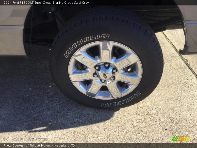 Sterling Grey / Steel Grey 2014 Ford F150 XLT SuperCrew