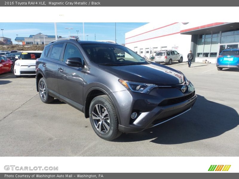 Magnetic Gray Metallic / Black 2016 Toyota RAV4 XLE