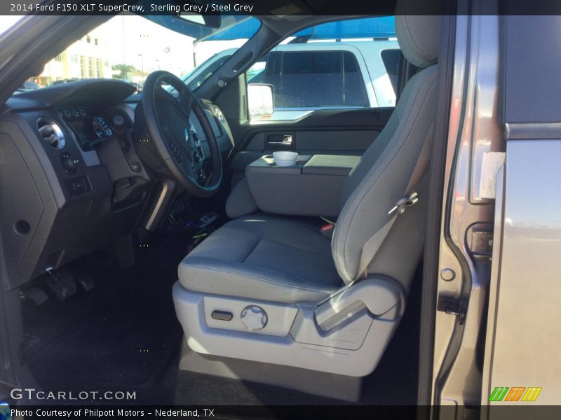 Sterling Grey / Steel Grey 2014 Ford F150 XLT SuperCrew