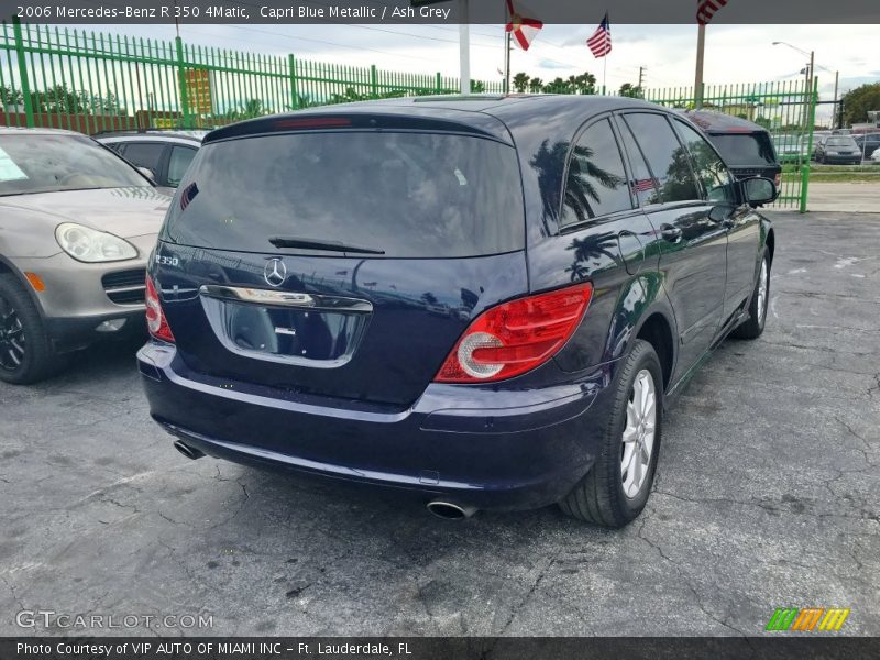 Capri Blue Metallic / Ash Grey 2006 Mercedes-Benz R 350 4Matic