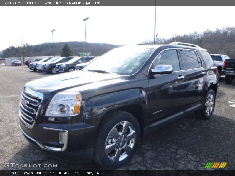 Iridium Metallic / Jet Black 2016 GMC Terrain SLT AWD