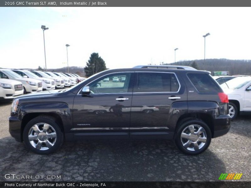 Iridium Metallic / Jet Black 2016 GMC Terrain SLT AWD
