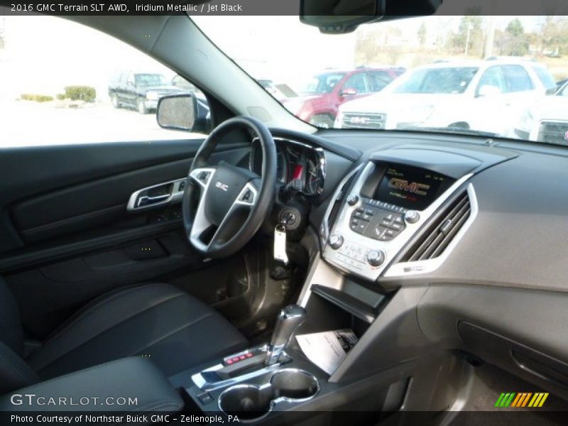 Iridium Metallic / Jet Black 2016 GMC Terrain SLT AWD