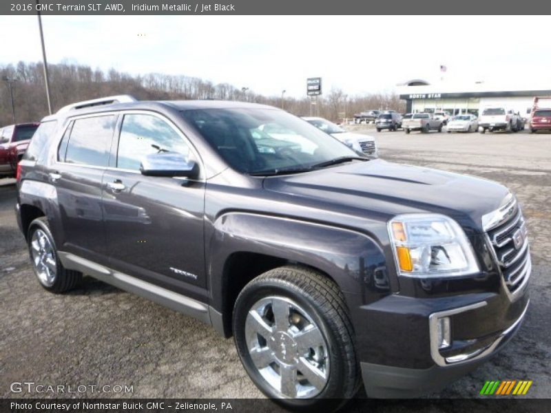 Iridium Metallic / Jet Black 2016 GMC Terrain SLT AWD