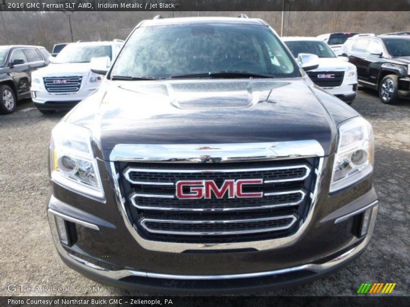 Iridium Metallic / Jet Black 2016 GMC Terrain SLT AWD