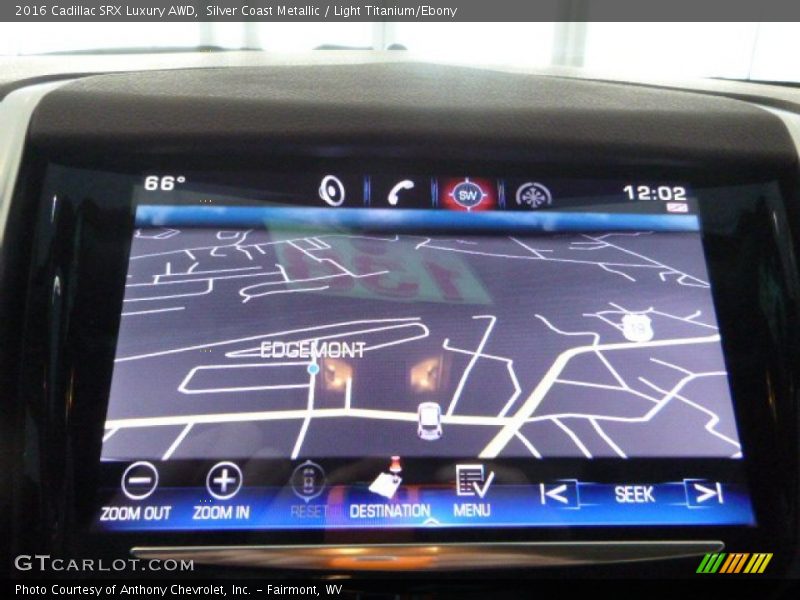 Silver Coast Metallic / Light Titanium/Ebony 2016 Cadillac SRX Luxury AWD