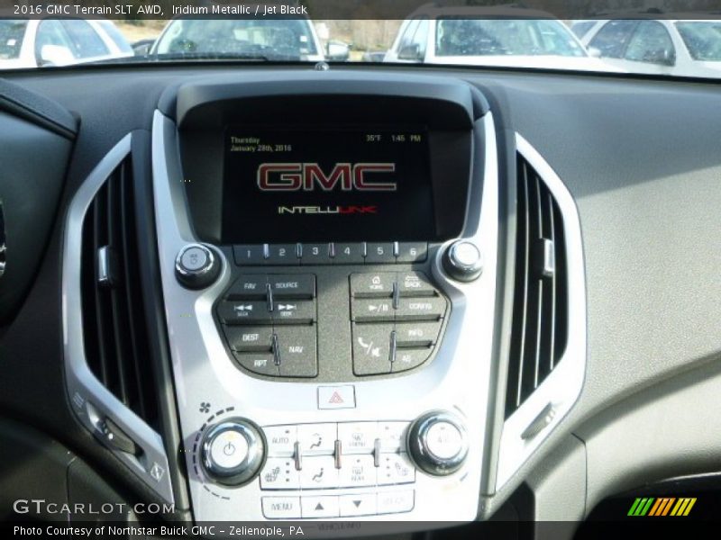 Iridium Metallic / Jet Black 2016 GMC Terrain SLT AWD
