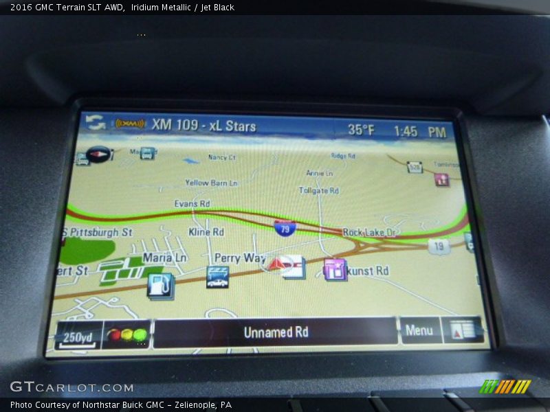 Iridium Metallic / Jet Black 2016 GMC Terrain SLT AWD