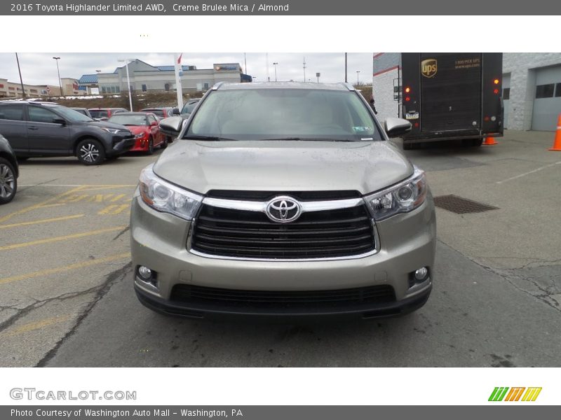 Creme Brulee Mica / Almond 2016 Toyota Highlander Limited AWD