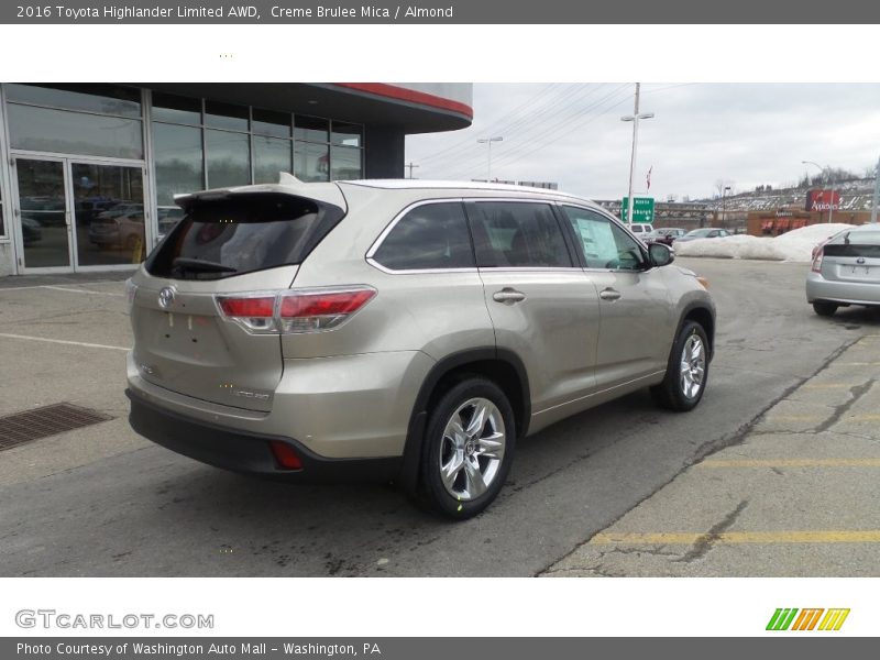 Creme Brulee Mica / Almond 2016 Toyota Highlander Limited AWD
