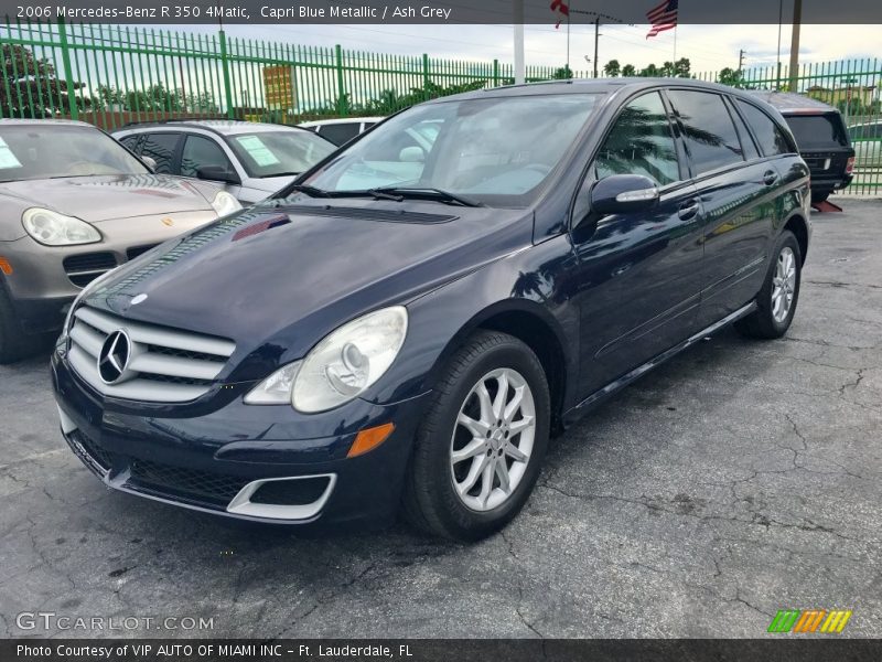 Capri Blue Metallic / Ash Grey 2006 Mercedes-Benz R 350 4Matic