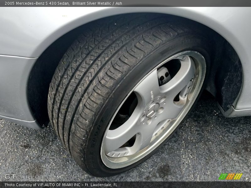Brilliant Silver Metallic / Ash 2005 Mercedes-Benz S 430 Sedan