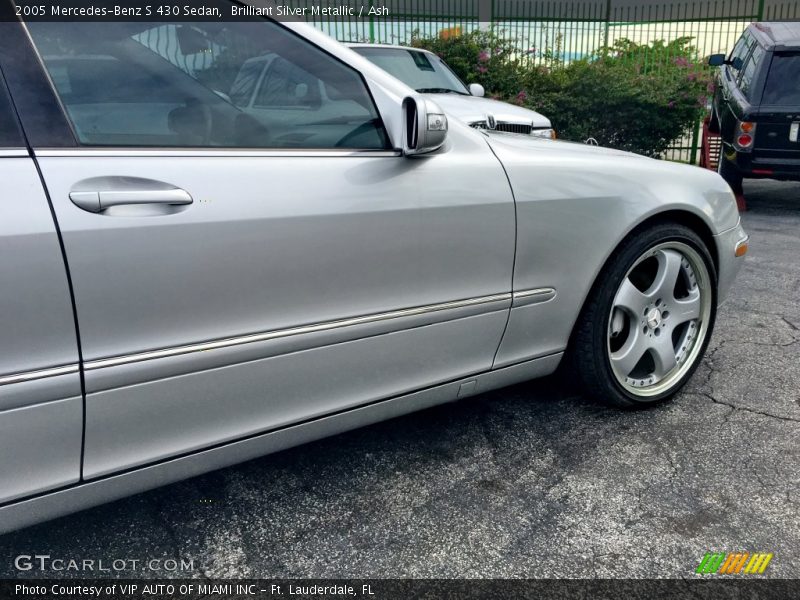 Brilliant Silver Metallic / Ash 2005 Mercedes-Benz S 430 Sedan