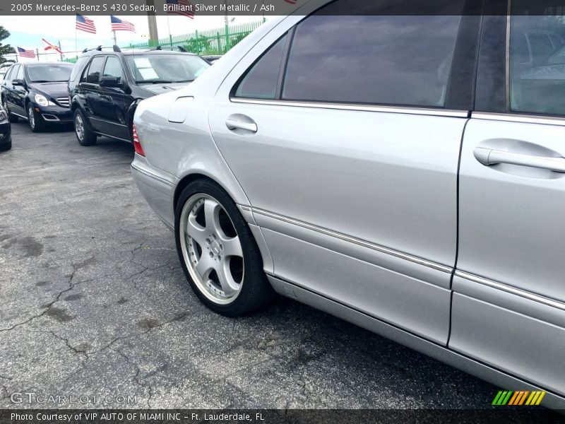 Brilliant Silver Metallic / Ash 2005 Mercedes-Benz S 430 Sedan